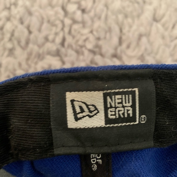 New Era Chicago Cubs Blue Red Vintage Snap Back Cap - Picture 6 of 6